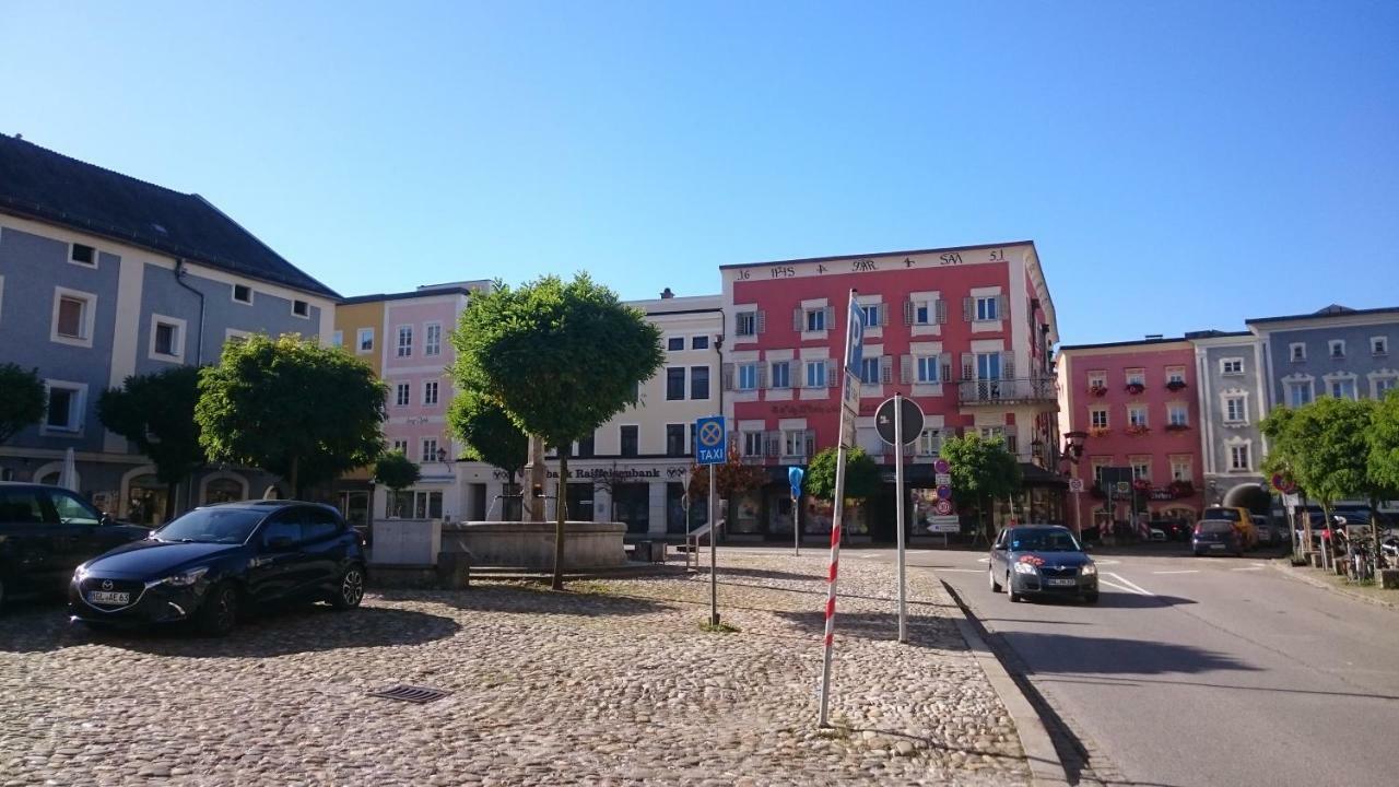 Ferienwohnung an der idyllischen Salzachschleife Nähe Salzburg Laufen Exterior foto